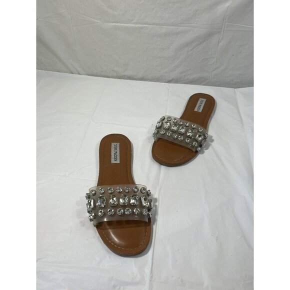 STEVE MADDEN Acasia Embellished Sandals  Slip On Sandals Sz 7.5 - Picture 13 of 16